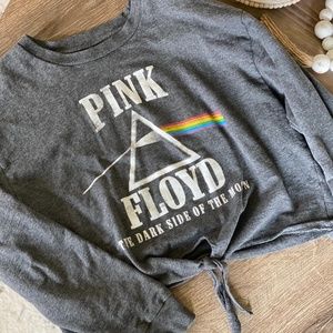Pink Floyd Tie Crop Top